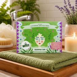NO WAY!STE Solid Shampoo Bar Lavender and Tea Tree 95g