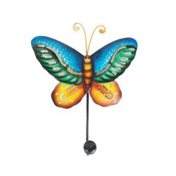 Coat Hook Metal Butterfly 13x4.5x16cm