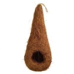 Bird house coconut fibre natural colour 33cm height
