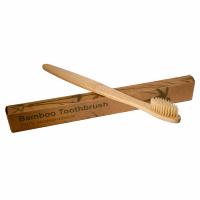 Single bamboo toothbrush