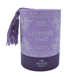 Boho Organics Soy Candle Lavender Sage 200g