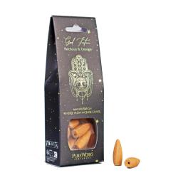 Back-Flow Incense Cones Esoteric Good Fortune, Patchouli and Orange
