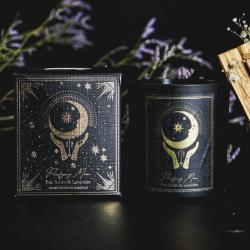 Candle with Gemstone Esoteric Purifying Moon, Palo Santo + Lavender 200g