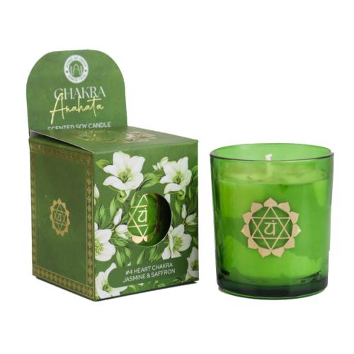 Scented Candle Chakra Mantra Anahata Balancing - Heart