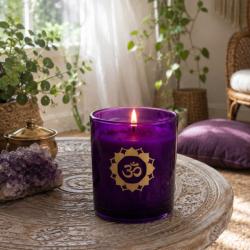 Scented Candle Chakra Mantra Sahasrara Balancing - Crown