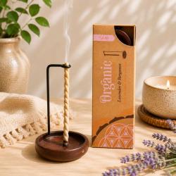 Rope Incense Organic Goodness Calm Lavender & Bergamot