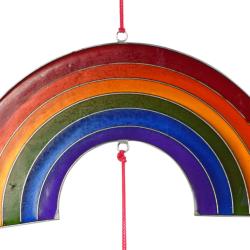 Suncatcher Rainbow and Heart, 18 x 32 cm