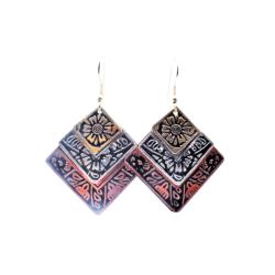 Earrings 3 Colour Square