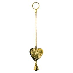 Brass chime heart