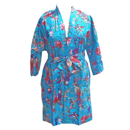 Kimono Leftover Fabric Blue Main Colour One-Size