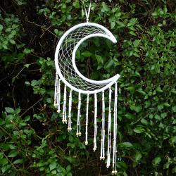 Dreamcatcher moon white diameter 29cm