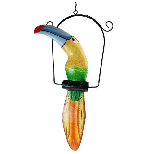 Toucan hanging 40cm, green