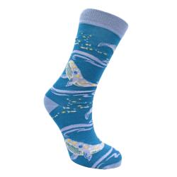 Bamboo Socks Humpback Whale Shoe Size UK 7-11 Mens