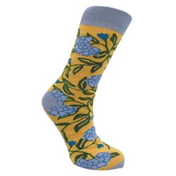 Bamboo Socks Hydrangea Shoe Size UK 7-11 Mens