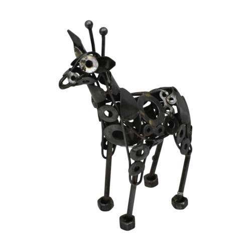 Recycled Metal Giraffe Ornament