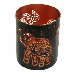 T-lite holder, metal die cut, elephant