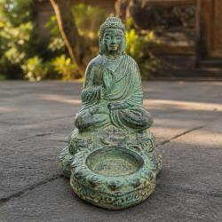 Buddha Tealight Holder Sandstone
