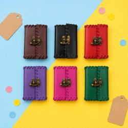 36 Leather Notebooks / Journals with Clasp 8 x 10 cm
