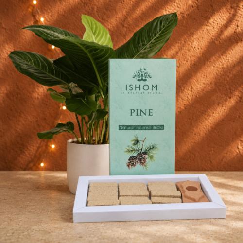 ISHOM Pine Natural Incense Bricks