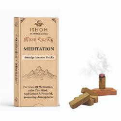 ISHOM Tibetan Meditation Smudge Incense Bricks