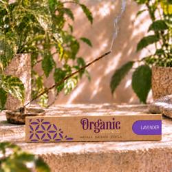 Incense, Organic Goodness, (box of 12) lavender