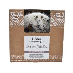 Boho Organics Pomegranate Noir Candle Dream Catcher 200g