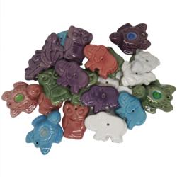 Set of 40 Incense Holders Ceramic Assorted Animals