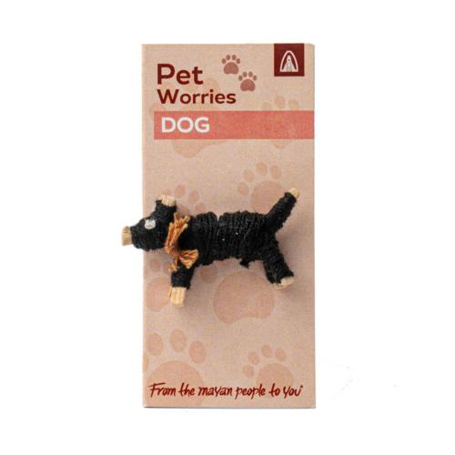 Worry Doll - Pet Worries - Dog on Card