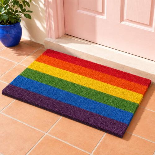 Doormat / Rug Coconut Coir Rainbow 60 x 40cm