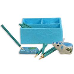 Ocean incense and candle giftset with elephant shaped t-light, 8.5 x 7 x 4cm