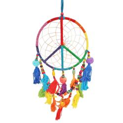 Dreamcatcher CND Symbol Chakra Colours 17cm diameter