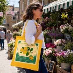 Tote Bag Recycled Cotton Limoncello 36 x 40cm