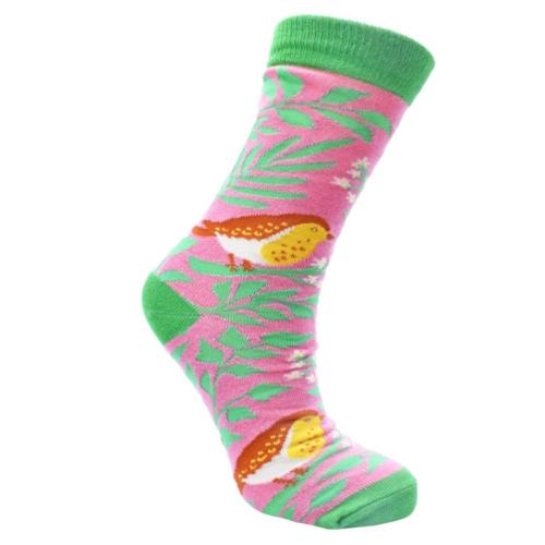 Bamboo Socks Robin Shoe Size UK 3-7