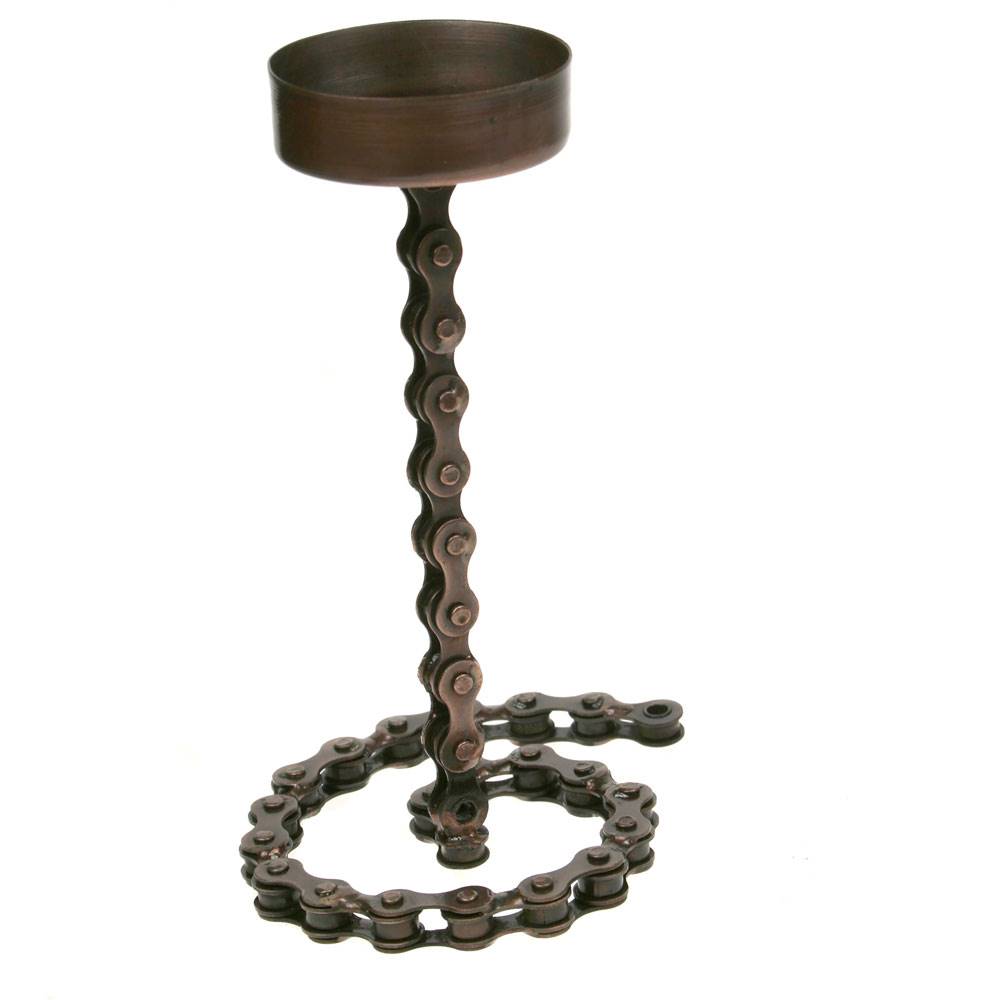 Bike chain tlite holder, 14cm height