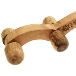 Back roller massager eco-friendly mango wood 32x9.5x5cm