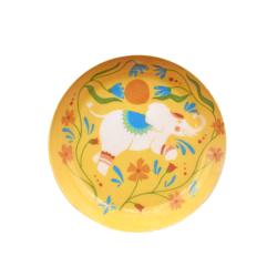 Trinket Dish / Tray Metal Elephant 9.5cm diameter