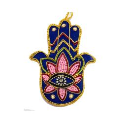 Hanging Decoration Embroidered Hamsa Hand
