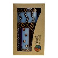 Hand painted candle in gift box, Kabisa