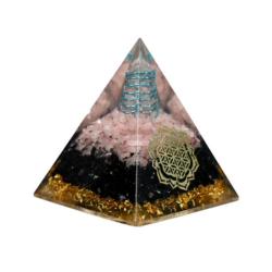 Orgone Pyramid Black Tourmaline Quartz 9cm