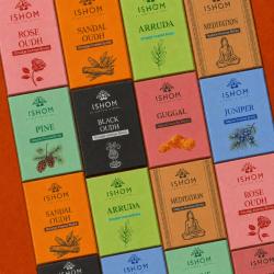 ISHOM 80 Incense Bricks - 4 Each of 20 Scents