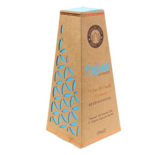 Reed stick diffuser Organic Goodness, Dehn Al Oudh Agarwood, 100ml