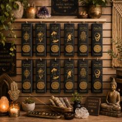 Incense and Burner (Crescent) Esoteric Range, display unit with 48 packs