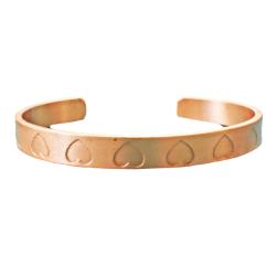 Copper Bracelet / Bangle Heart