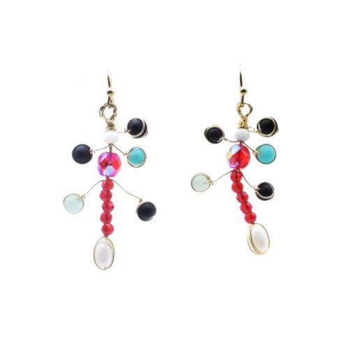 Earrings Delicate Dragonfly