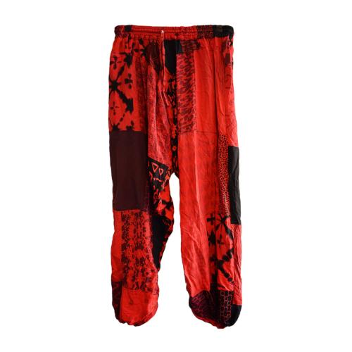 Aladdin pants, patchwork, assorted colours, medium unisex