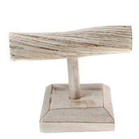 1-tier bracelet holder, whitewash, 13cm ht