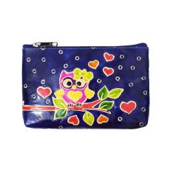 Leather Purse Owl on Branch 16.5 x 11cm