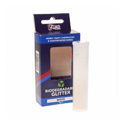 Eco crafting glitter plastic free white