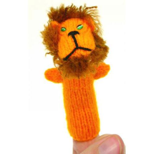 Finger puppet lion