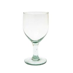 Set of 4 Wine Glasses Recycled Glass 14cm height 7cm diam